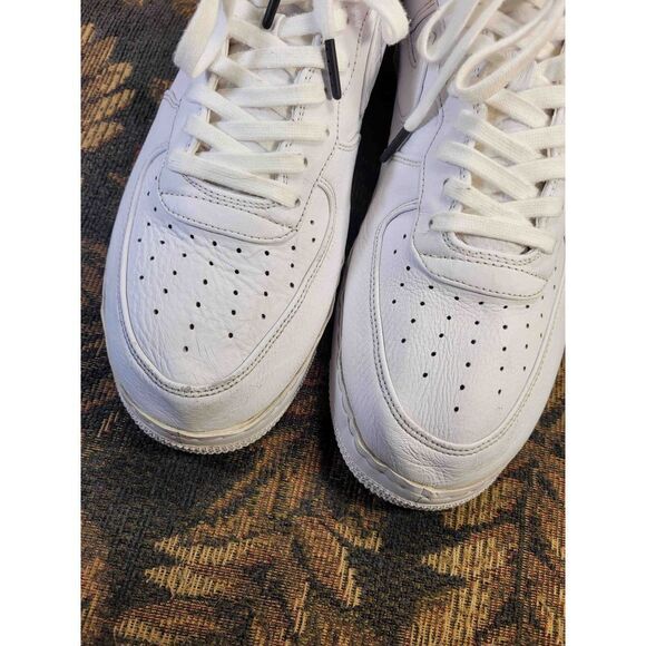 Men's Nike White and Black Air Force 1 Low CMFT 'Equality'- Size 13 - Picture 10 of 14